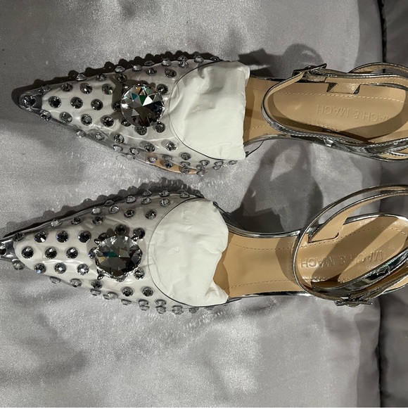 Mach & Mach Crystal Heels - Picture 2 of 7